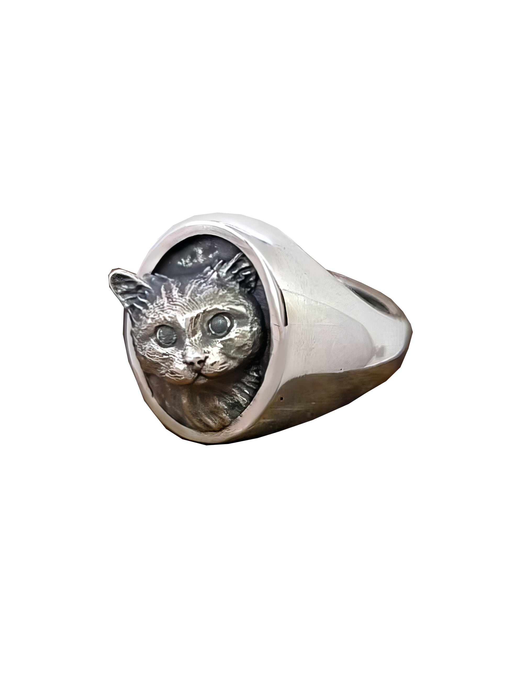 Handcrafted Silver Ring – Spark Carve